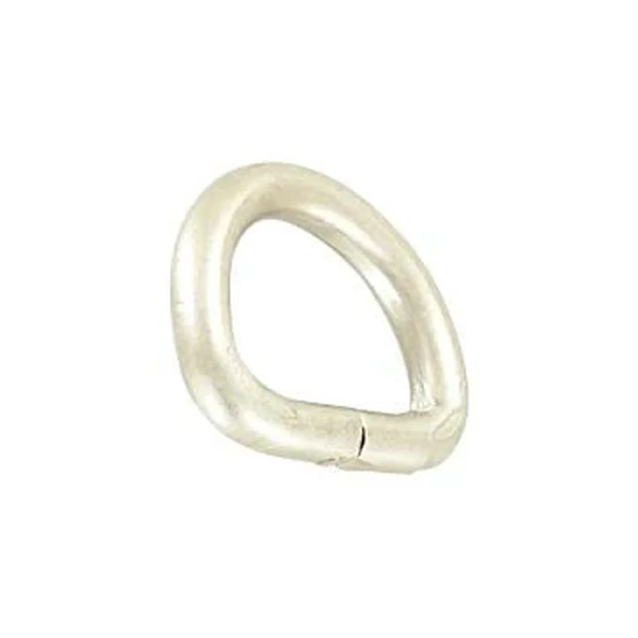 5/8" Satin Nickel, Welded D Ring, Steel - Image 3