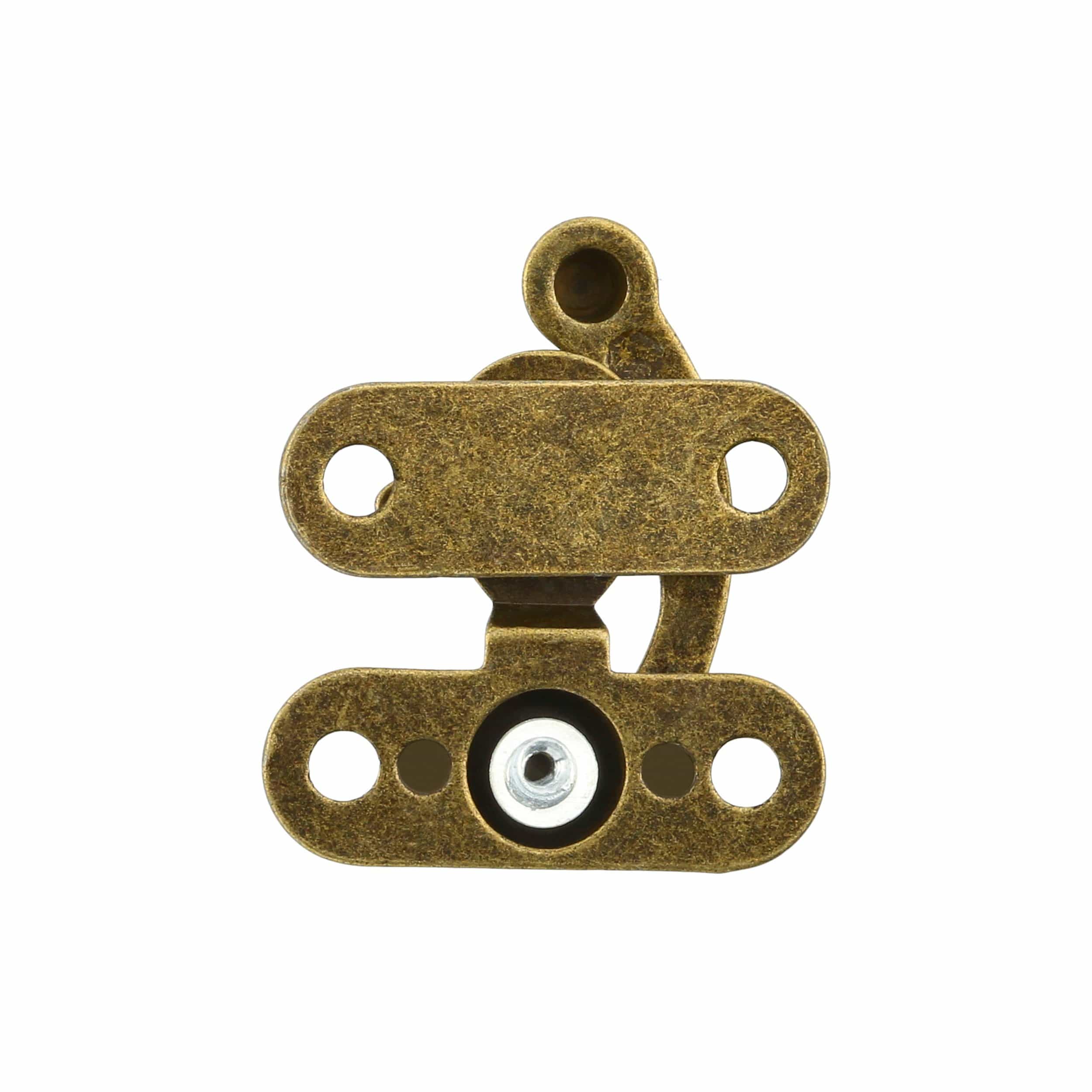 1 5/16" Antique Brass, Swing Lock Clasp, Zinc Alloy - Image 2