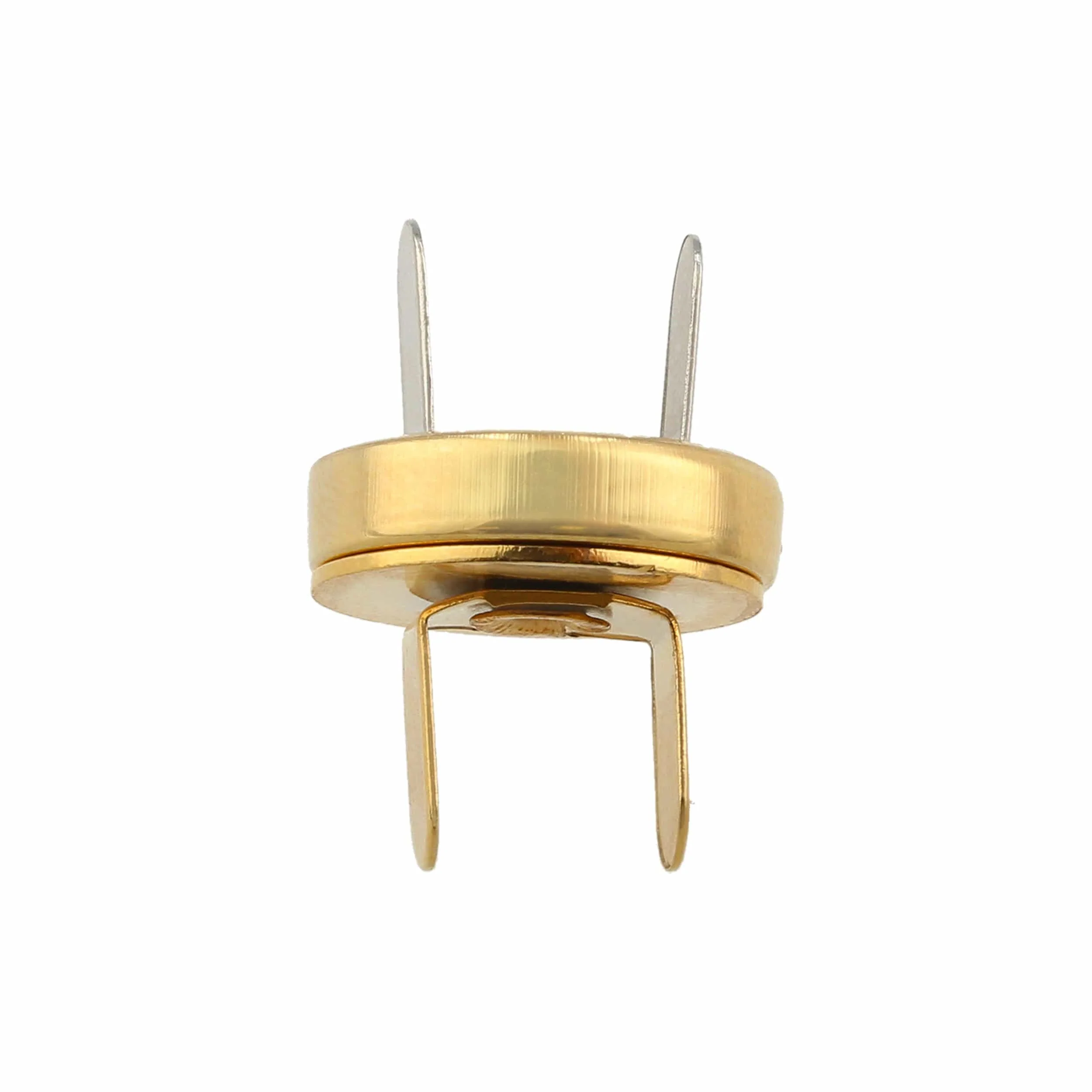 18mm Gold, Thin Profile Magnetic Snap, Steel - Image 2