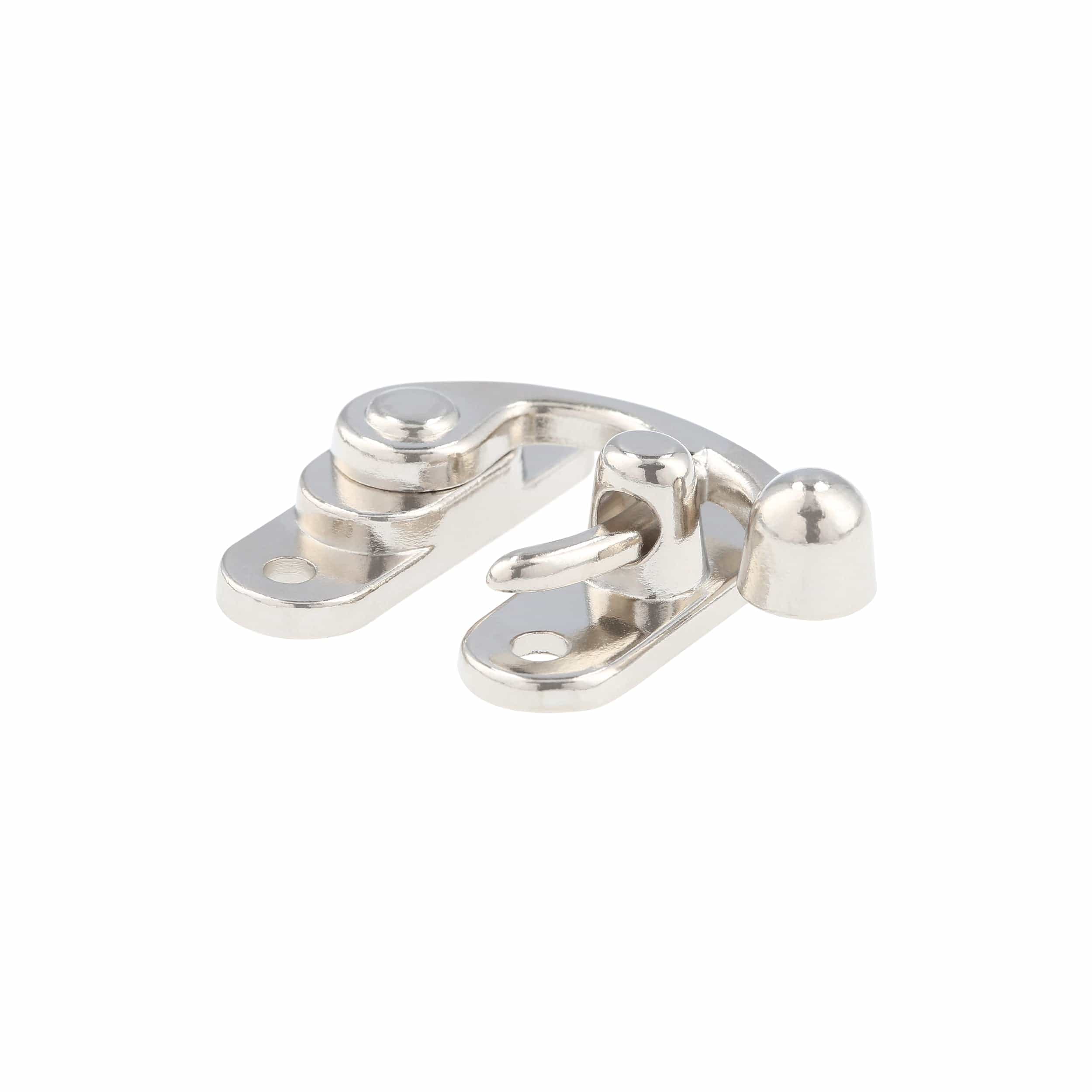 1 3/16" Nickel, Swing Lock Clasp, Zinc Alloy - Image 4