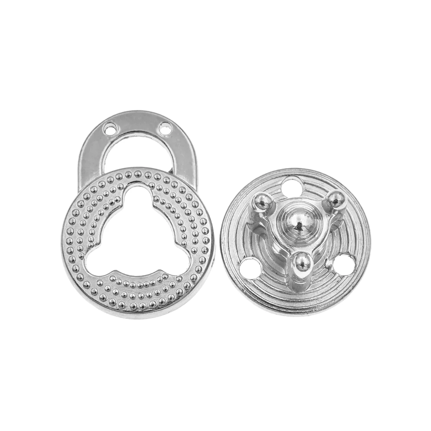 1 1/8" Nickel, Turn Lock, Zinc Alloy - Image 3