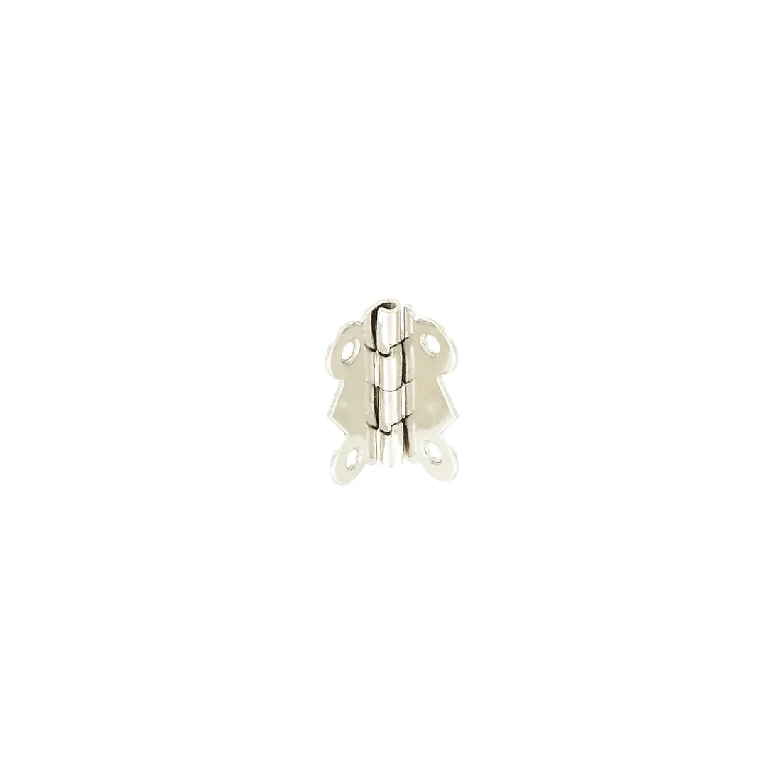 1 1/4" Nickel, Box/Case Stop Hinge Plate, Zinc Alloy - Image 3