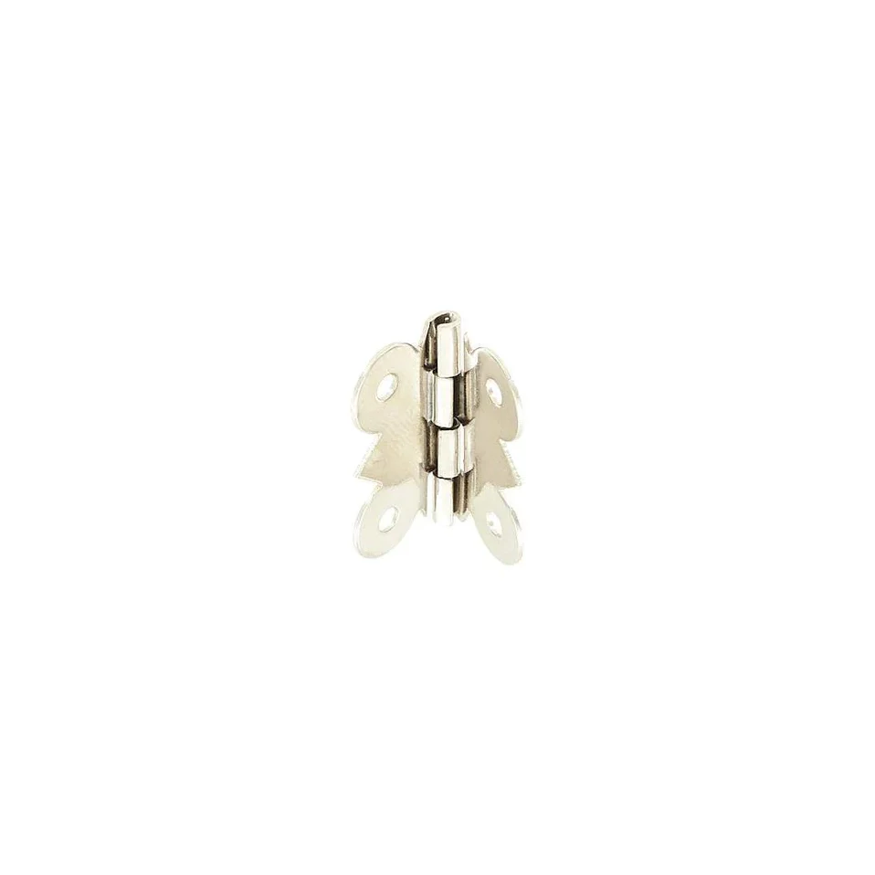1 1/8" Nickel, Box/Case Hinge Plate, Zinc Alloy - Image 3