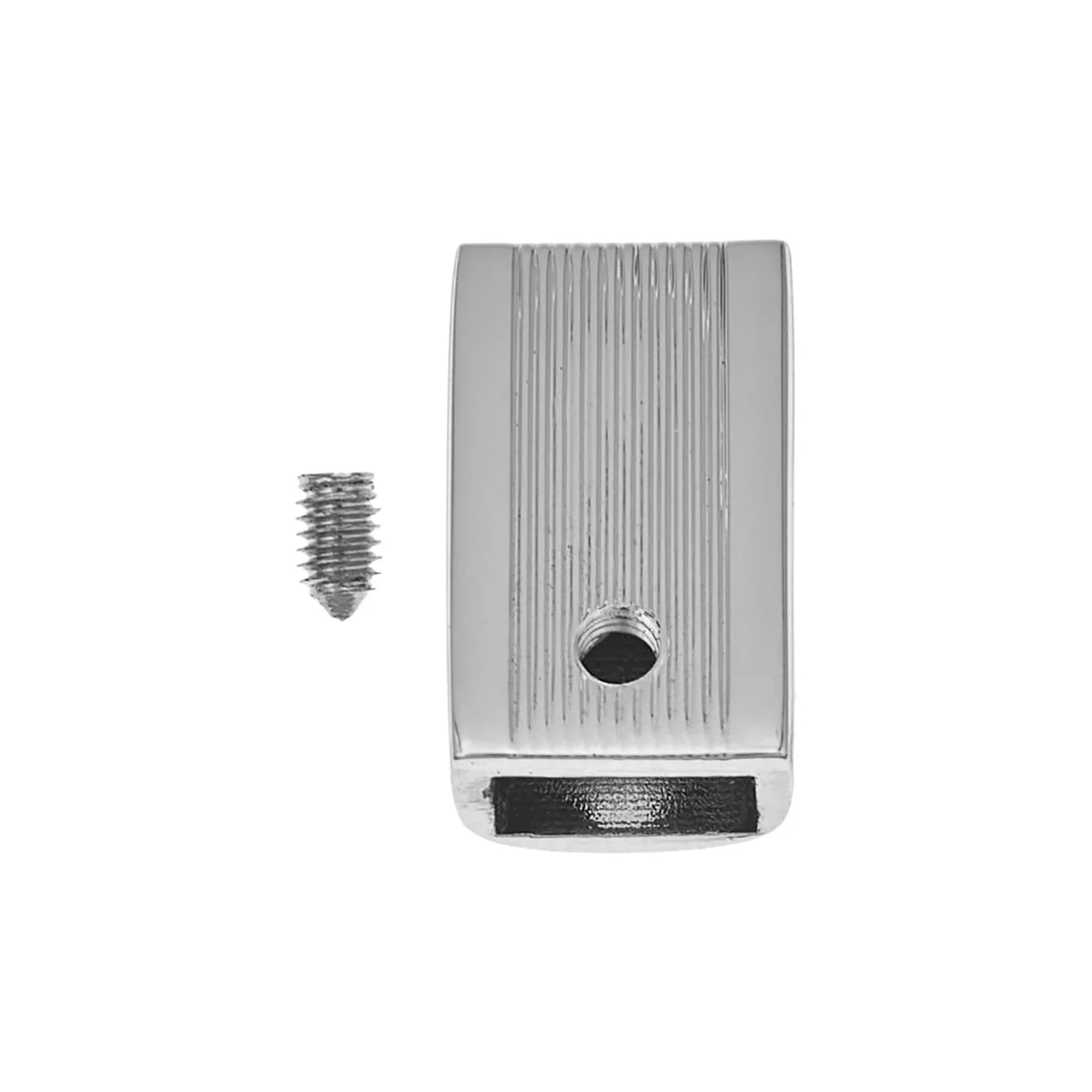 1/4" Shiny Nickel, Strap Tip, Steel - Image 3