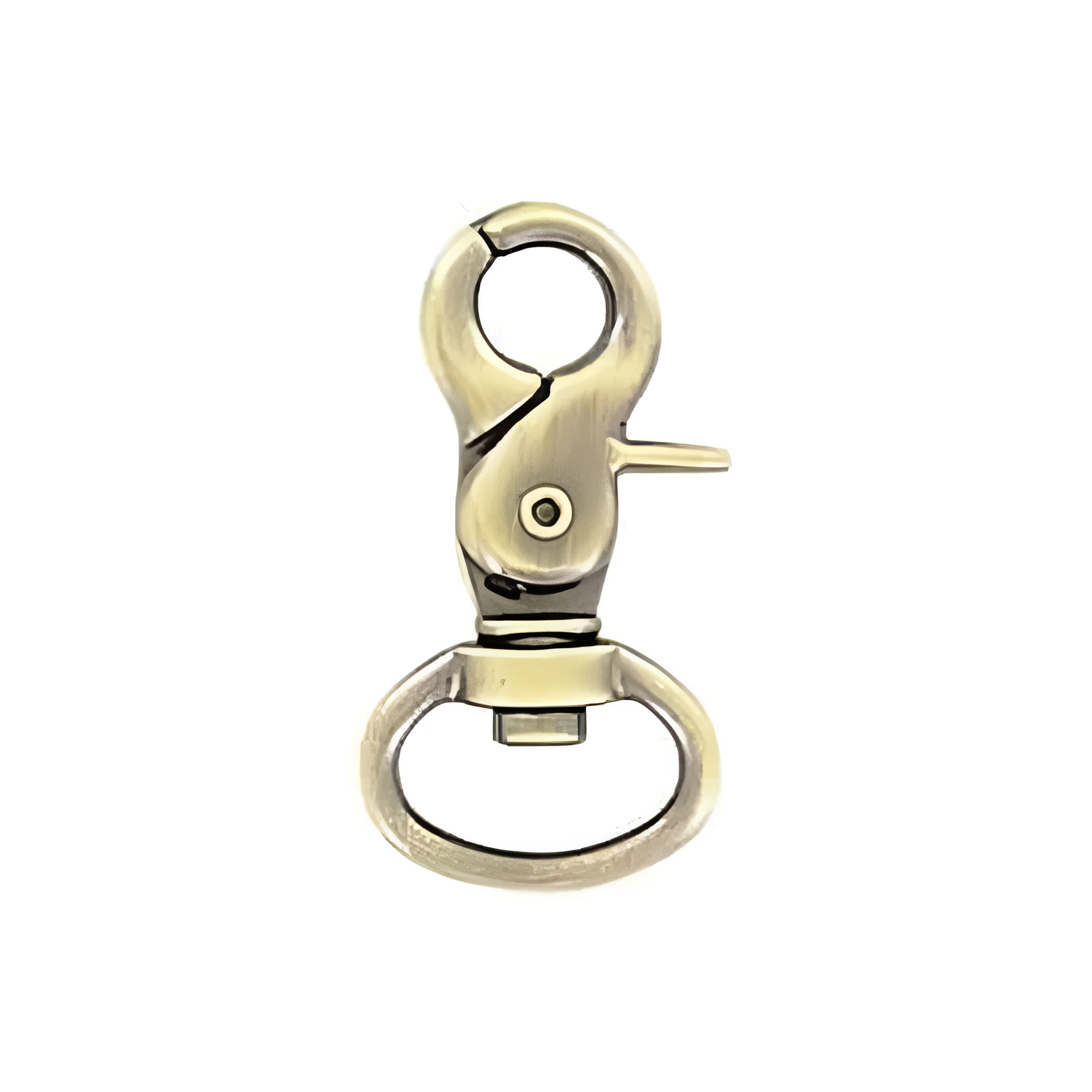 1/2" Antique Brass, 1 1/4" Trigger Swivel Snap Hook, Zinc Alloy-PK5 - Image 4