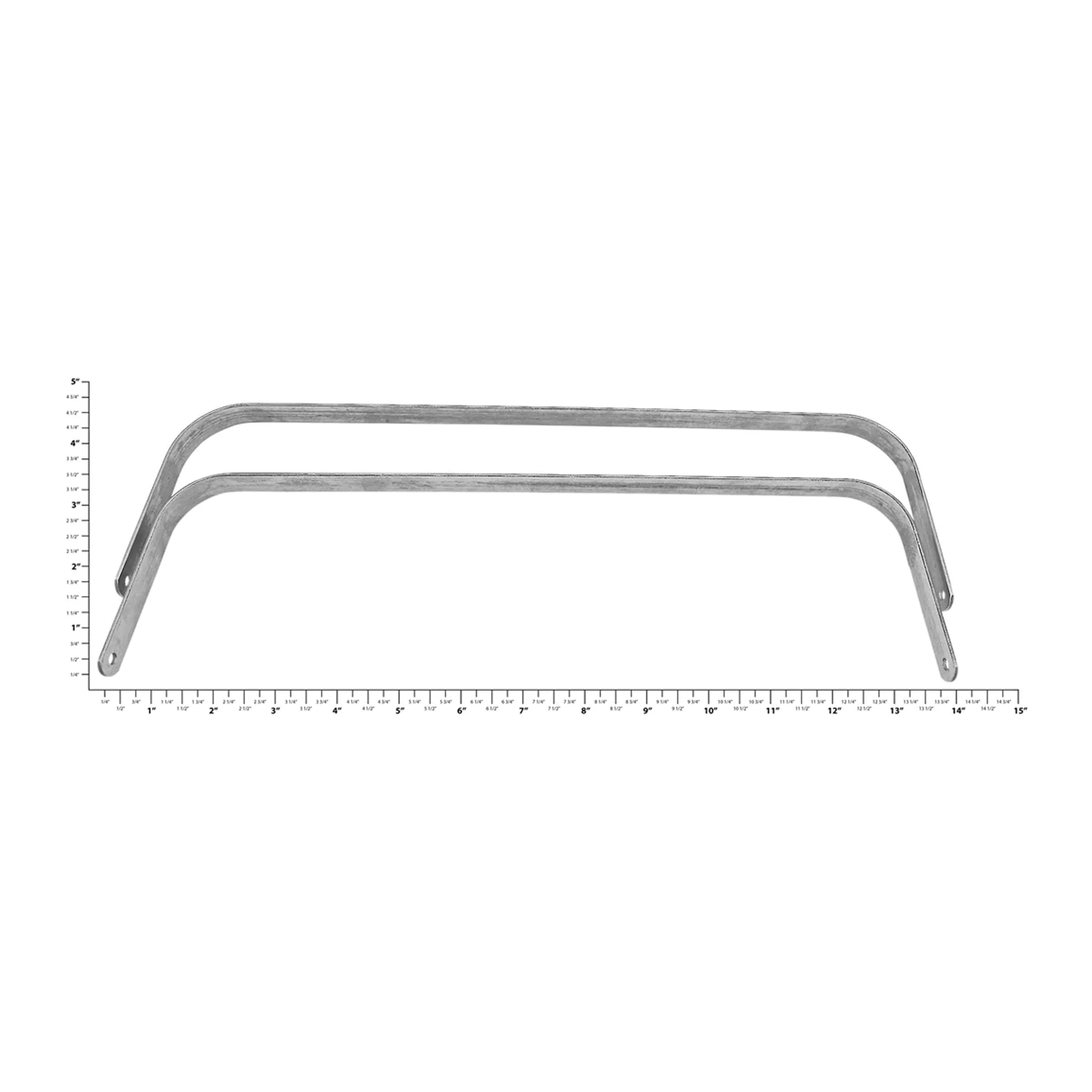 14" Nickel, Doctor Bag Frame, Zinc Alloy - Image 2