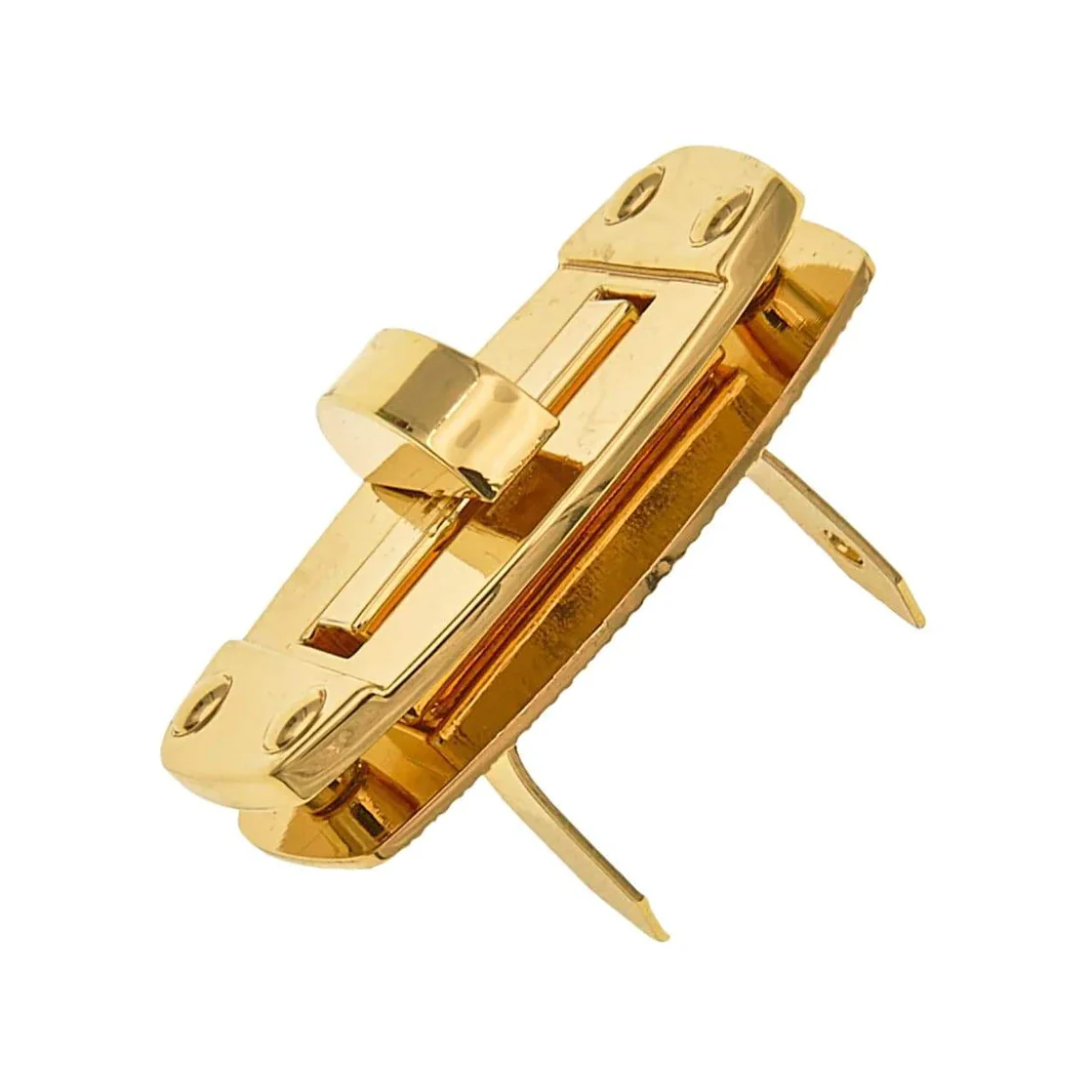 2" Shiny Gold, Turn Lock, Zinc Alloy - Image 3