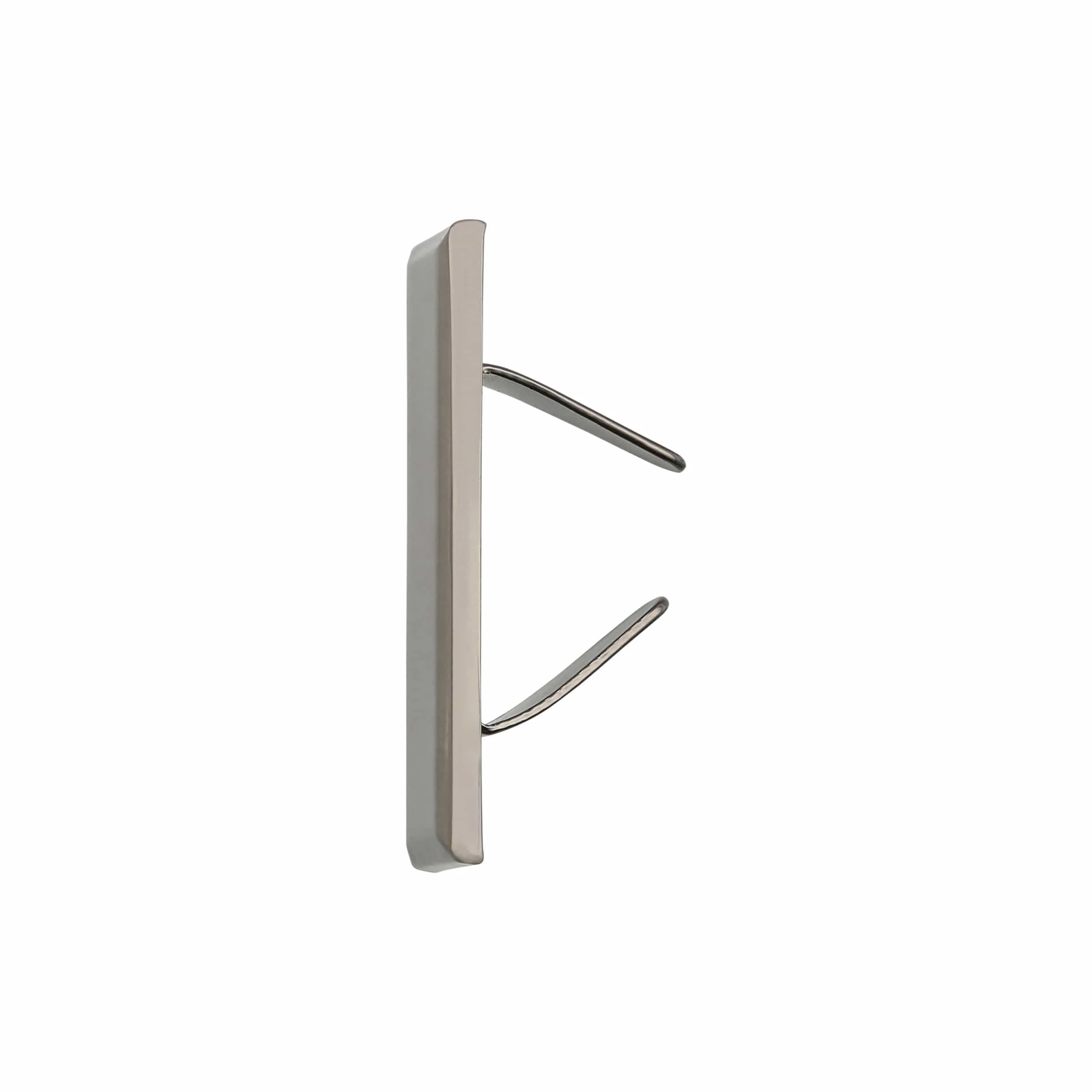 12mm Gunmetal, Logo Plate with Prongs, Zinc Alloy - Image 3