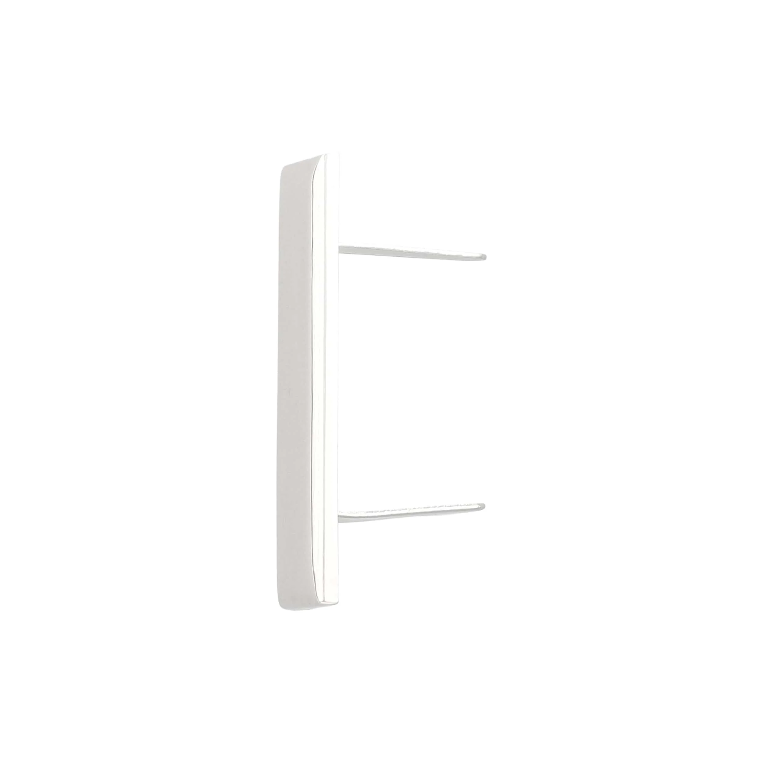 12mm Nickel, Logo Plate with Prongs, Zinc Alloy - Image 5