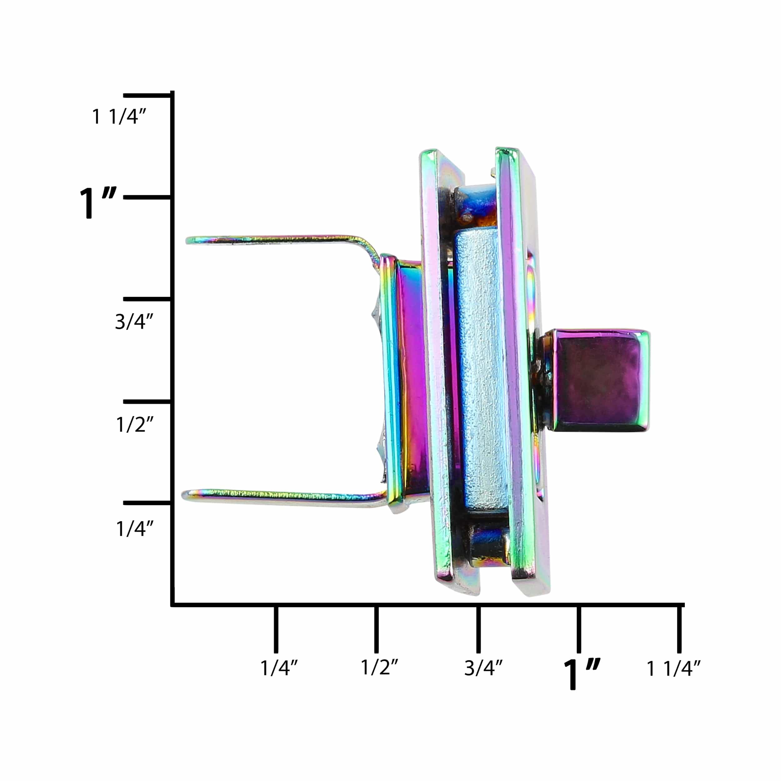17mm Rainbow, Twist Turn Lock, Zinc Alloy - Image 6