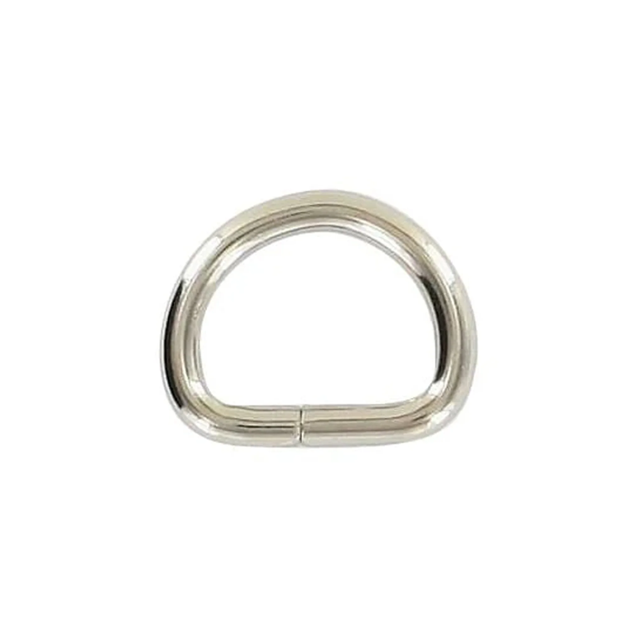 3/8" Nickel, Split D-Ring, Steel - Image 3