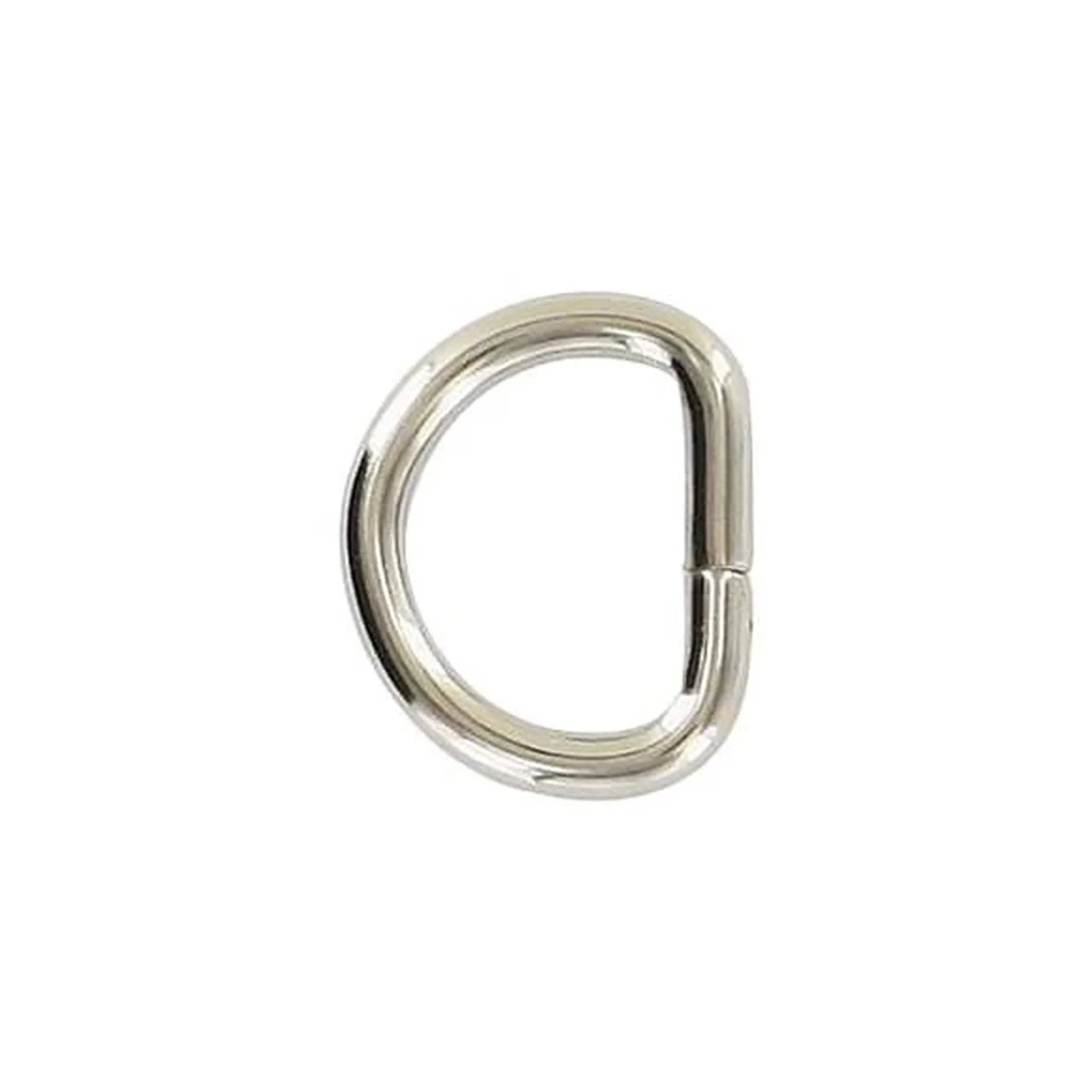 3/8" Nickel, Split D-Ring, Steel - Image 4
