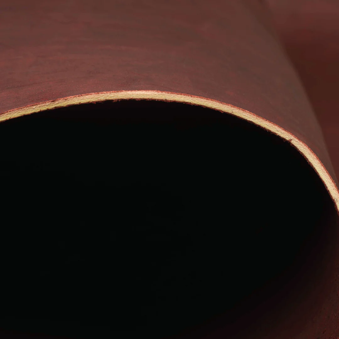 Sample, CHAHINLEATHER® Burgundy Alum Tanned Leather, Sides - Image 3