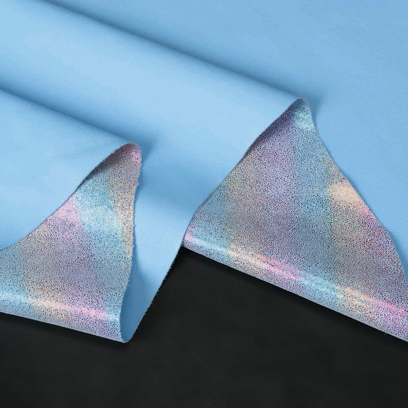 Sample, Double Face Glitter Leather, 2 to 3 oz. - Image 5
