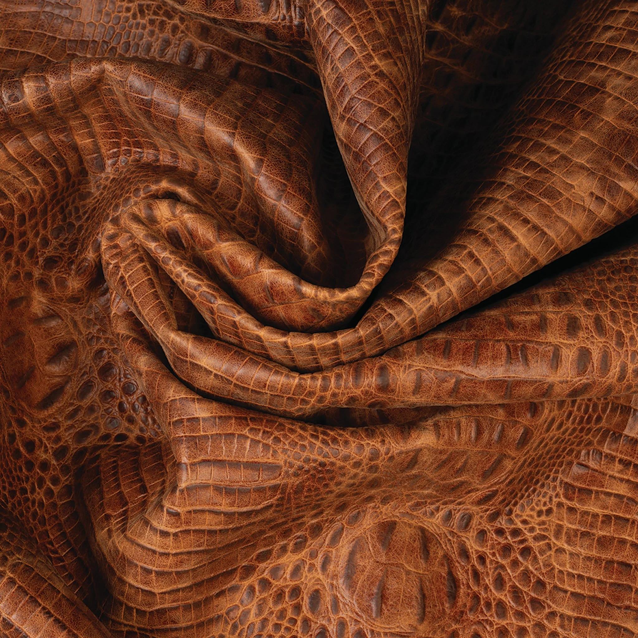 Sample, Embossed Leather, 2-3 oz., Croc - Image 4