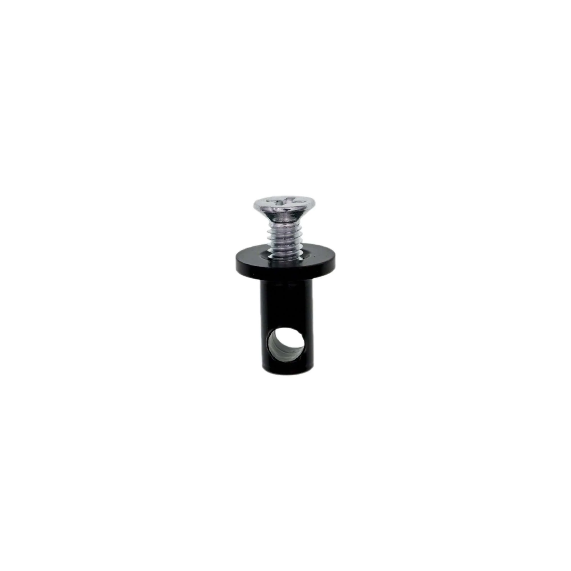 1/2" Black, Lock Post, Zinc Alloy - Image 2