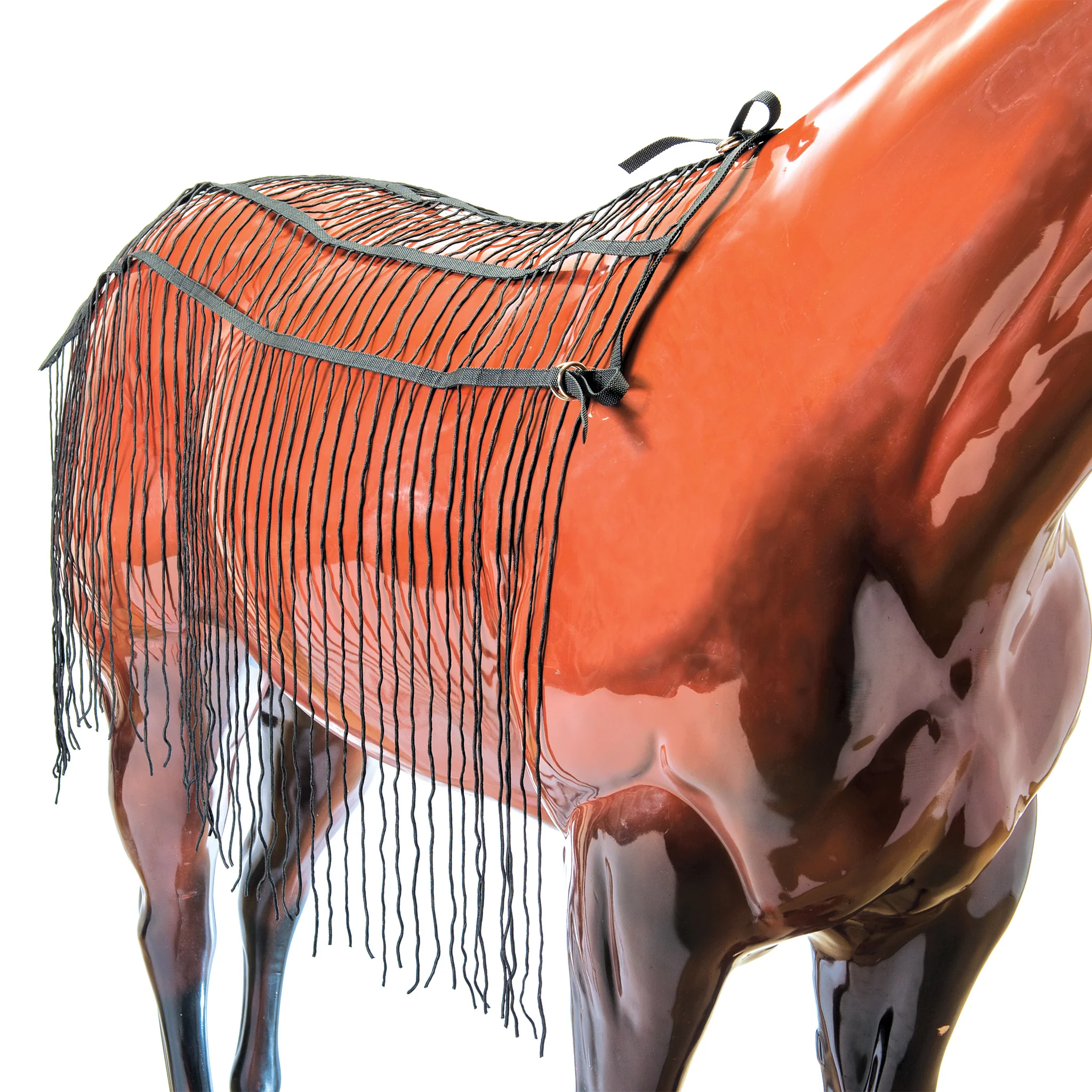 Whole Horse Fly Net, Black - Image 3