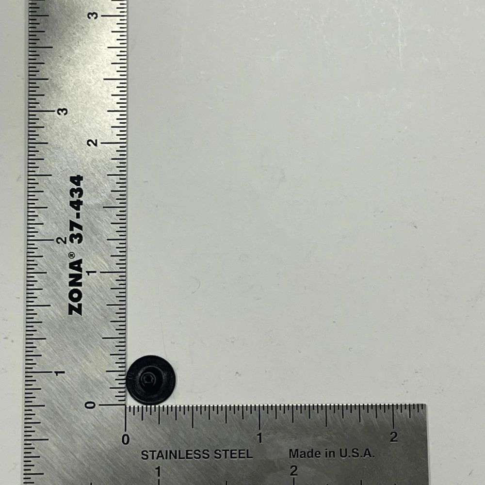 5/8" Black, Boot Hook Loop w/Eyelet, Steel - Image 4